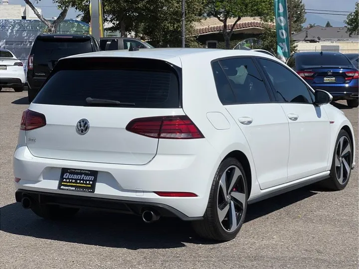 WHITE, 2018 VOLKSWAGEN GOLF GTI Image 5