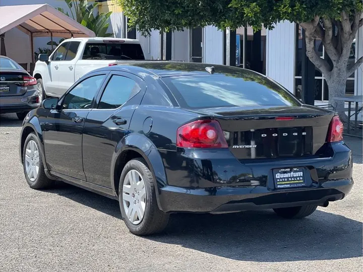 BLACK, 2012 DODGE AVENGER Image 3