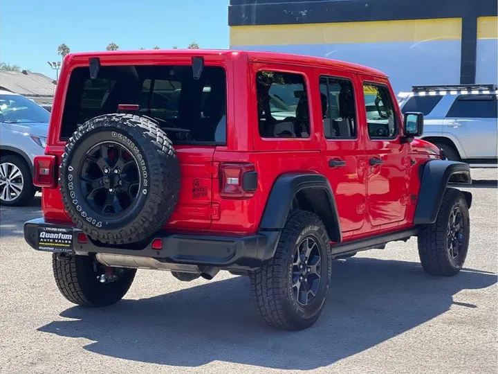 RED, 2022 JEEP WRANGLER UNLIMITED Image 5