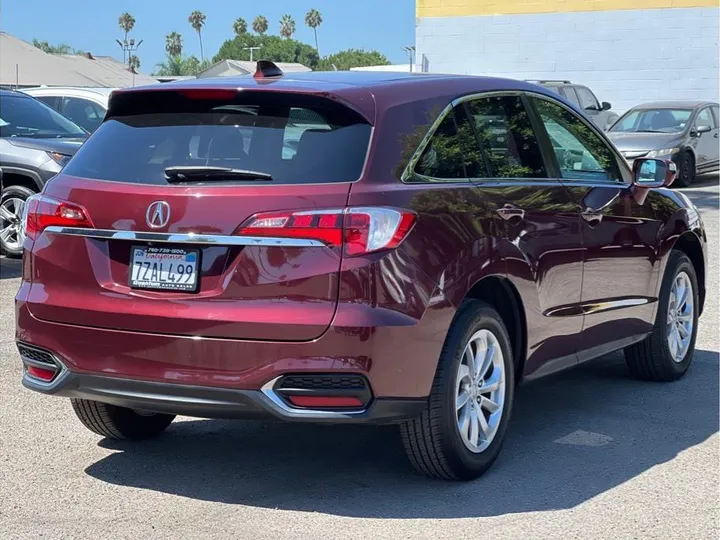 MAROON, 2017 ACURA RDX Image 5