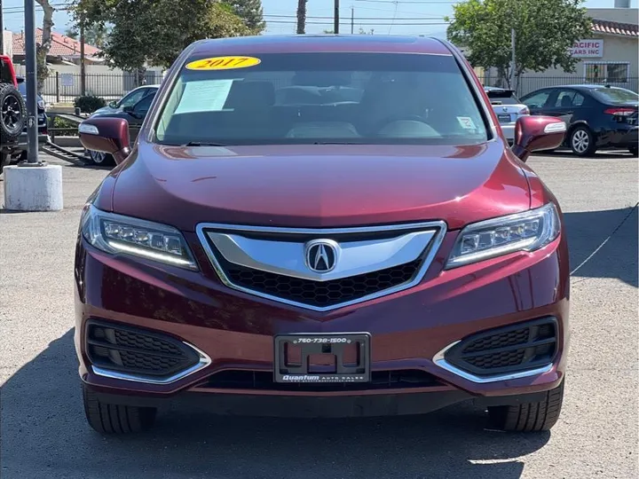 MAROON, 2017 ACURA RDX Image 8