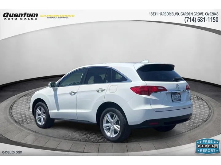 WHITE, 2014 ACURA RDX Image 3