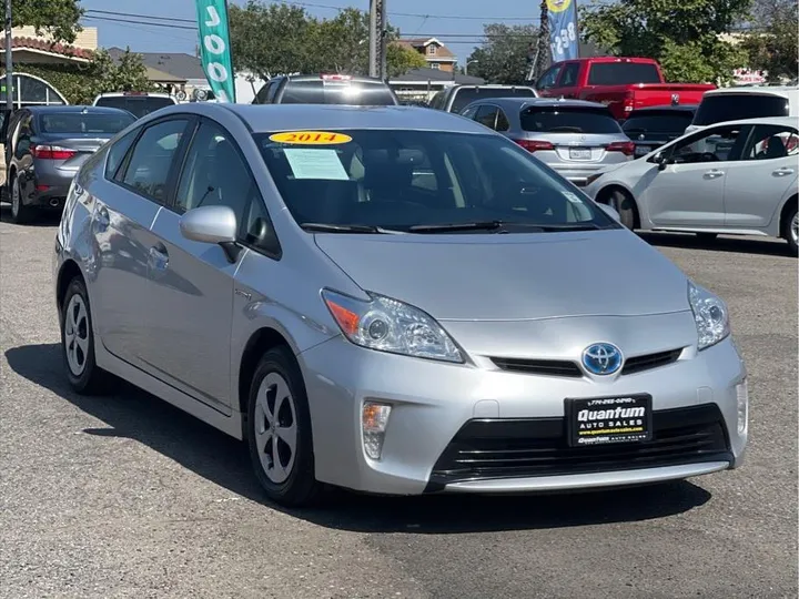 SILVER, 2014 TOYOTA PRIUS Image 7