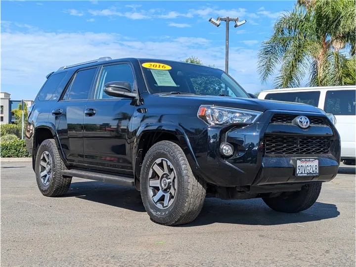 BLACK, 2016 TOYOTA 4RUNNER Image 7