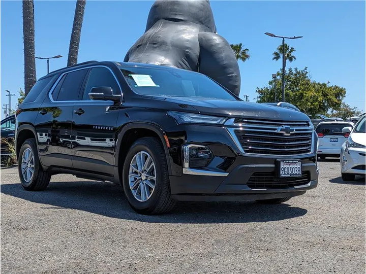 BLACK, 2023 CHEVROLET TRAVERSE Image 7