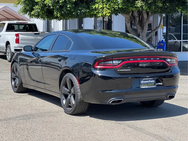 BLACK, 2015 DODGE CHARGER Image 3