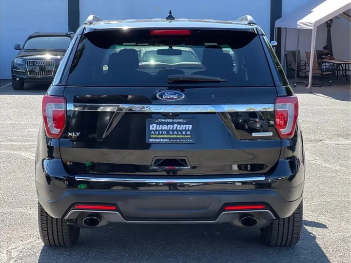 BLACK, 2018 FORD EXPLORER Image 4