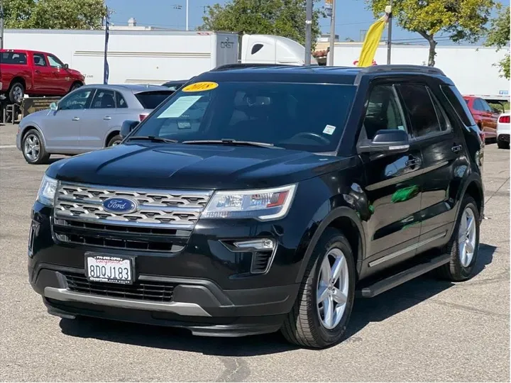 BLACK, 2018 FORD EXPLORER Image 1