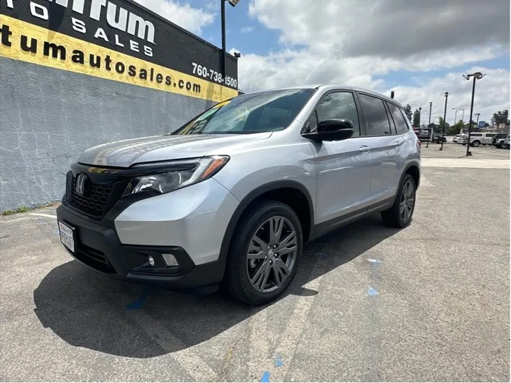 SILVER, 2021 HONDA PASSPORT Image 1