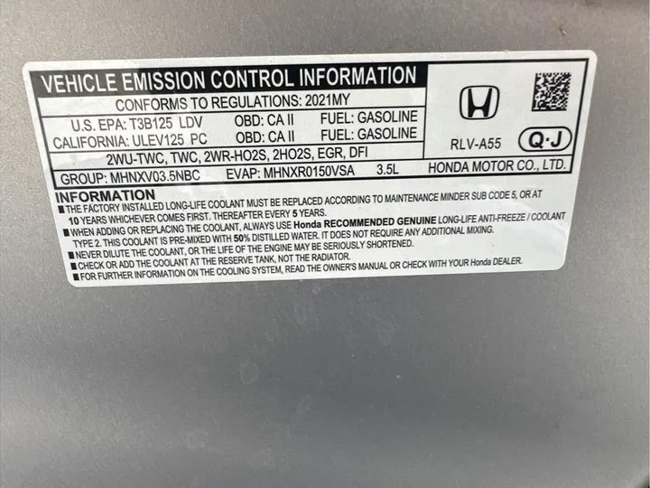 SILVER, 2021 HONDA PASSPORT Image 19