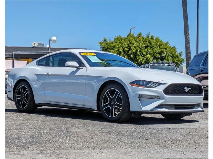 WHITE, 2021 FORD MUSTANG Image 7