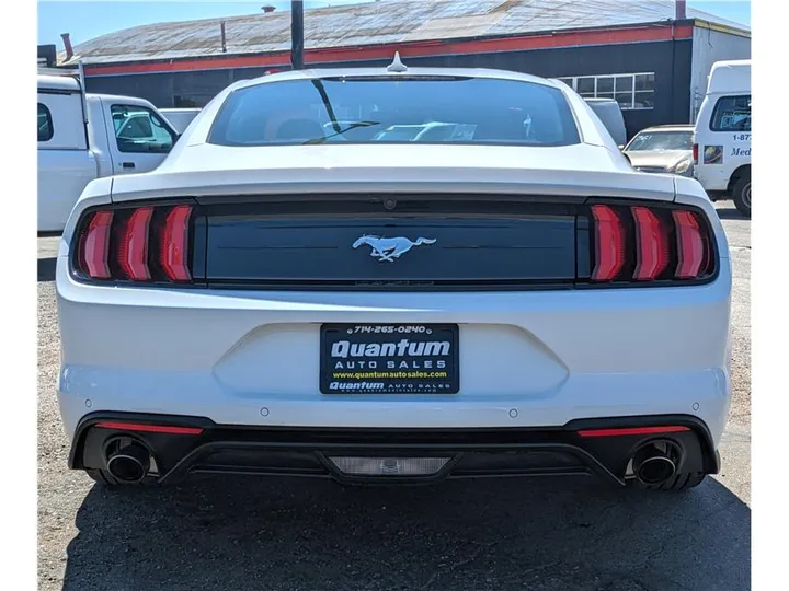 WHITE, 2021 FORD MUSTANG Image 4