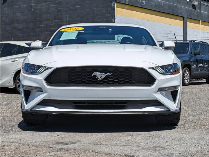 WHITE, 2021 FORD MUSTANG Image 8
