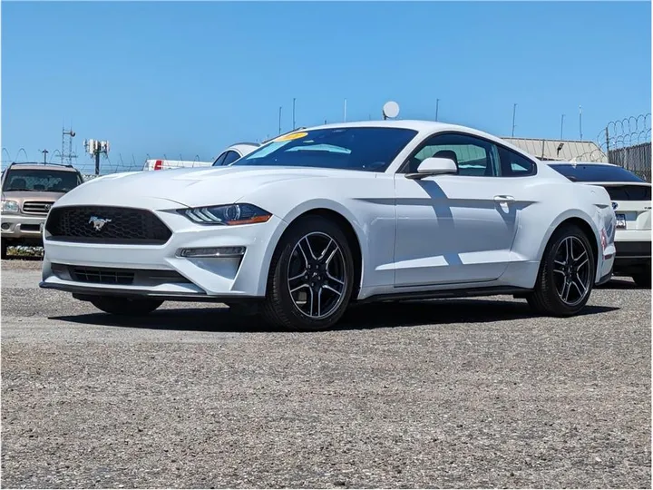 WHITE, 2021 FORD MUSTANG Image 1