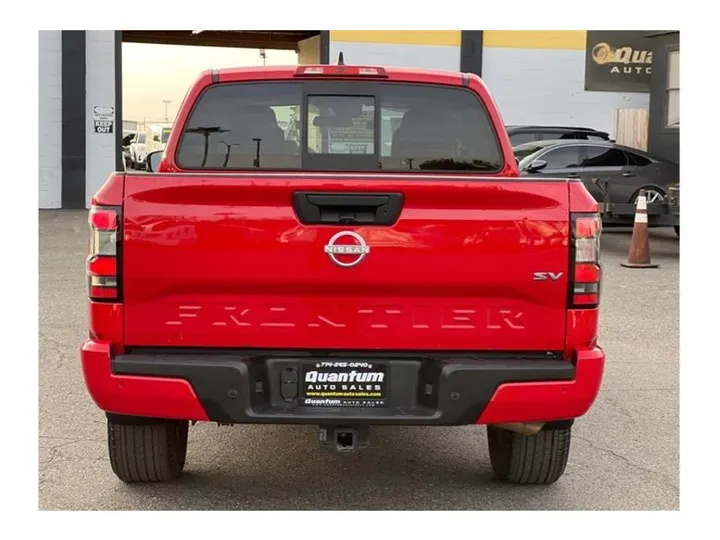 RED, 2022 NISSAN FRONTIER CREW CAB Image 4