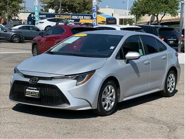 SILVER, 2020 TOYOTA COROLLA Image 