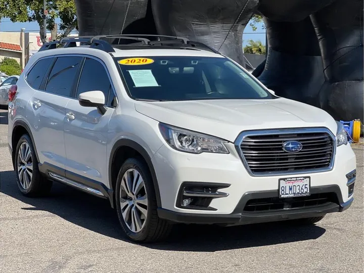 WHITE, 2020 SUBARU ASCENT Image 7