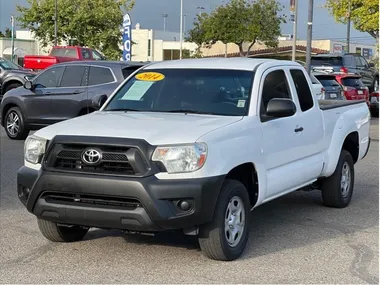 WHITE, 2014 TOYOTA TACOMA ACCESS CAB Image 16