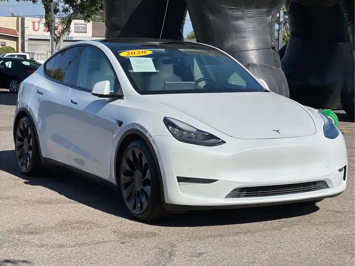 WHITE, 2020 TESLA MODEL Y Image 7