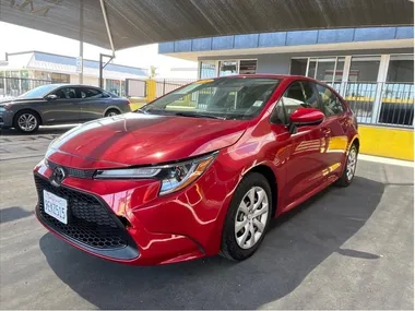 RED, 2020 TOYOTA COROLLA Image 