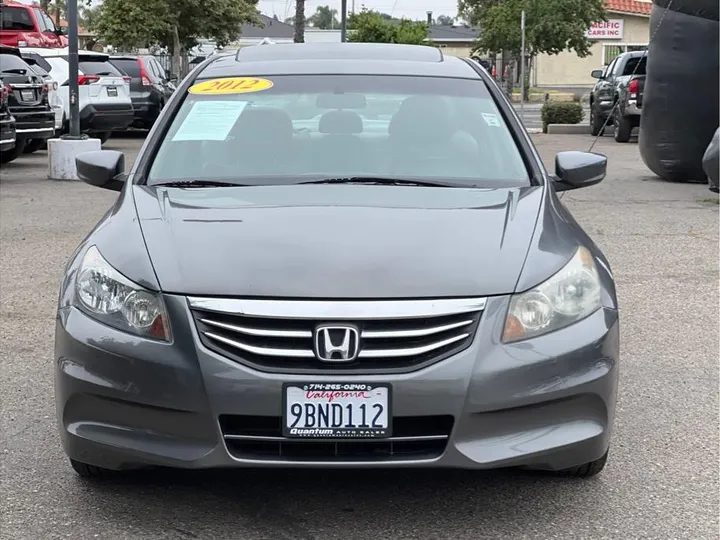 GRAY, 2012 HONDA ACCORD Image 8