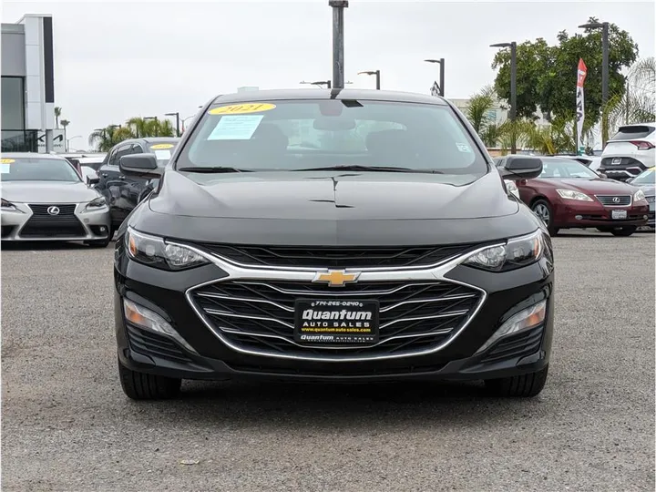 BLACK, 2021 CHEVROLET MALIBU Image 8