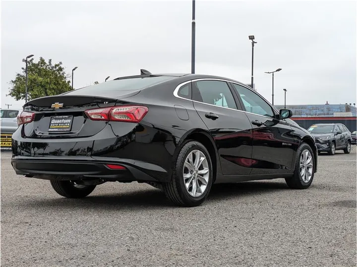 BLACK, 2021 CHEVROLET MALIBU Image 5