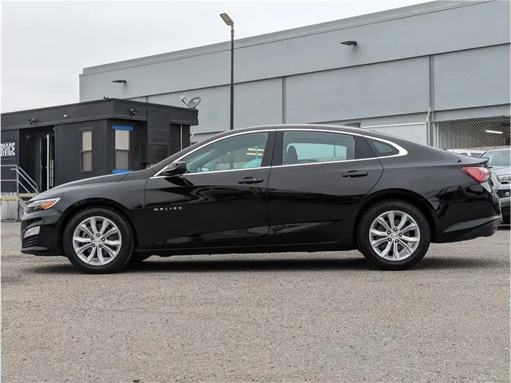 BLACK, 2021 CHEVROLET MALIBU Image 2