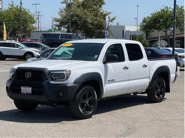 WHITE, 2015 TOYOTA TACOMA DOUBLE CAB Image 