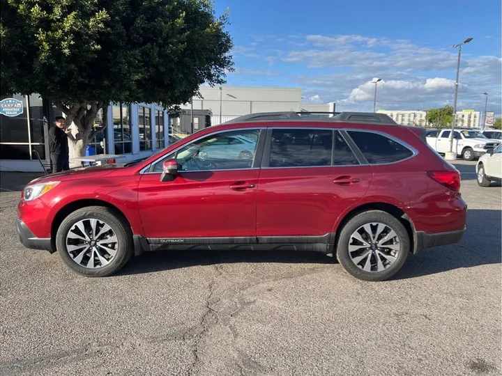 RED, 2015 SUBARU OUTBACK Image 2