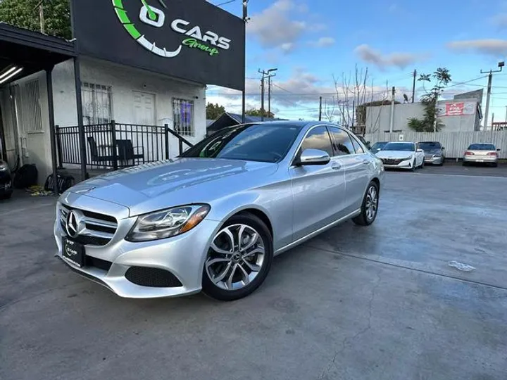 SILVER, 2018 MERCEDES-BENZ C-CLASS Image 2