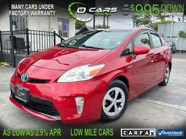 RED, 2015 TOYOTA PRIUS Image 44