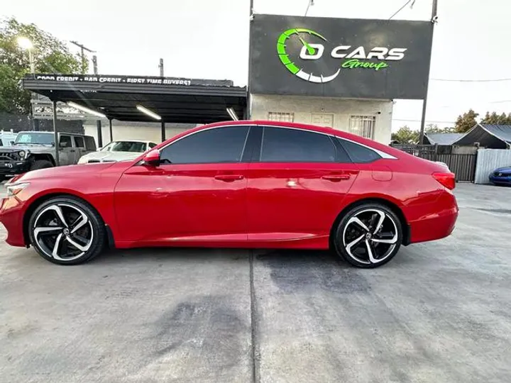 RED, 2019 HONDA ACCORD Image 3