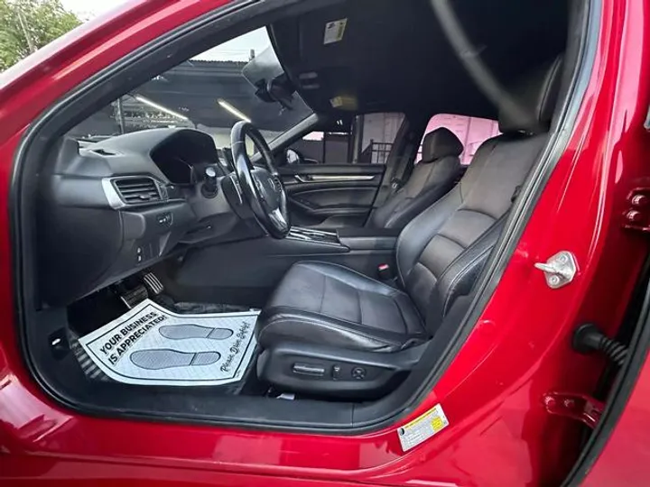 RED, 2019 HONDA ACCORD Image 10