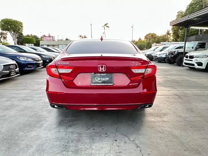 RED, 2019 HONDA ACCORD Image 5