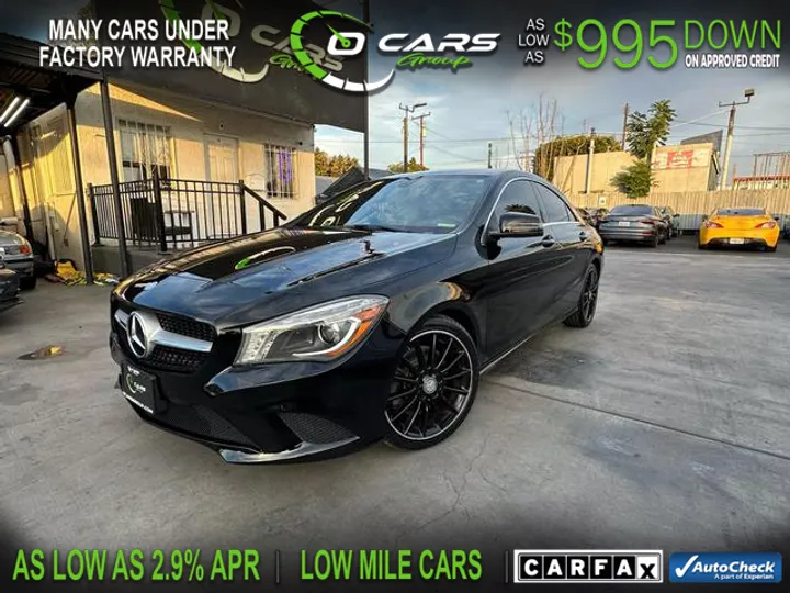 BLACK, 2014 MERCEDES-BENZ CLA-CLASS Image 1