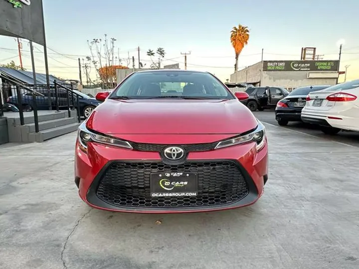 RED, 2020 TOYOTA COROLLA Image 8