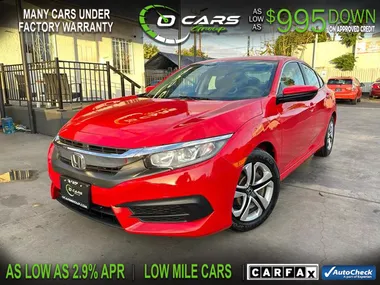 RED, 2017 HONDA CIVIC Image 