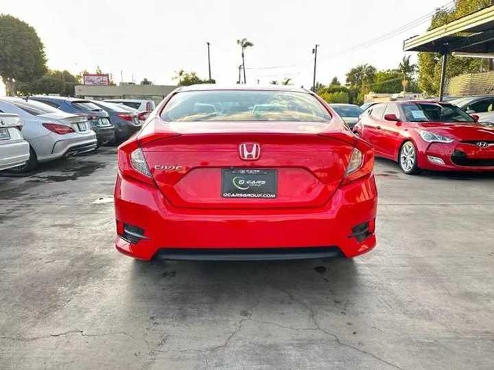 RED, 2017 HONDA CIVIC Image 5