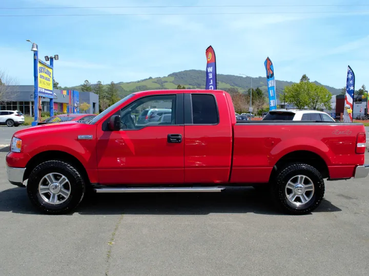 RED, 2006 FORD F150 SUPER CAB Image 7