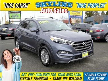 GRAY, 2016 HYUNDAI TUCSON Image 6