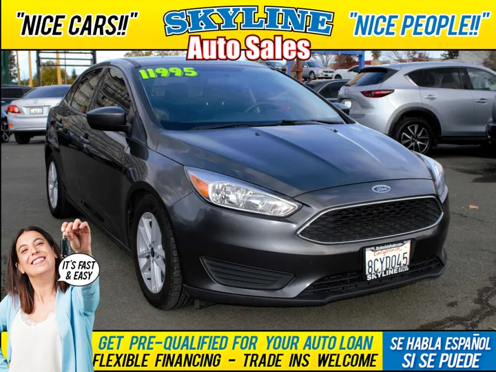 GRAY, 2018 FORD FOCUS Image 1