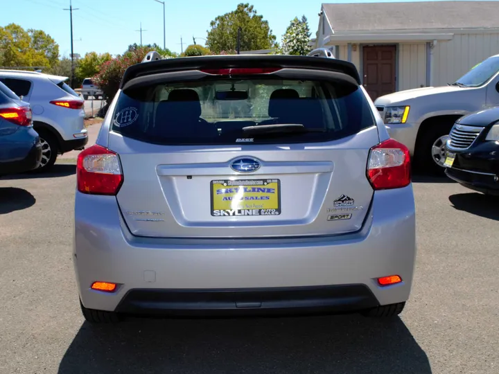 SILVER, 2016 SUBARU IMPREZA Image 4