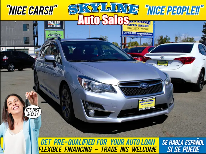 SILVER, 2016 SUBARU IMPREZA Image 1