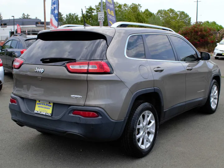 BROWN, 2016 JEEP CHEROKEE Image 3