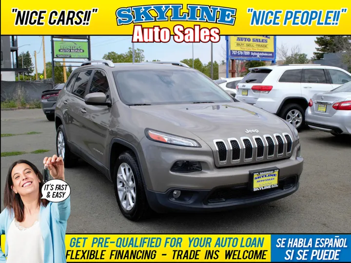 BROWN, 2016 JEEP CHEROKEE Image 1