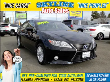 BLACK, 2013 LEXUS ES Image 3