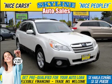 WHITE, 2013 SUBARU OUTBACK Image 