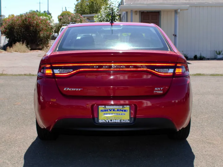 RED, 2014 DODGE DART Image 4