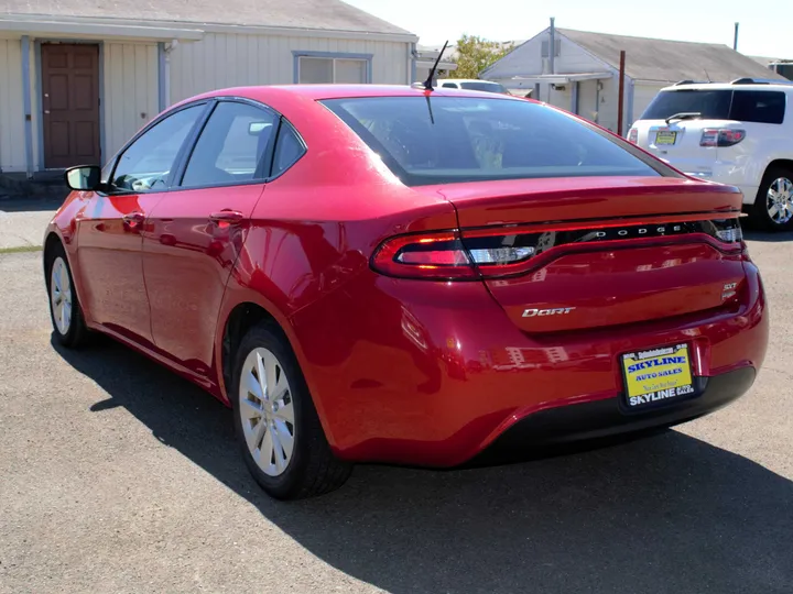 RED, 2014 DODGE DART Image 6